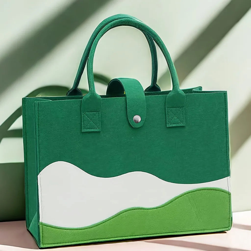 Bolso Siena Rayas | Tote de Lona a Rayas con Diseño Multifuncional y Gran Capacidad