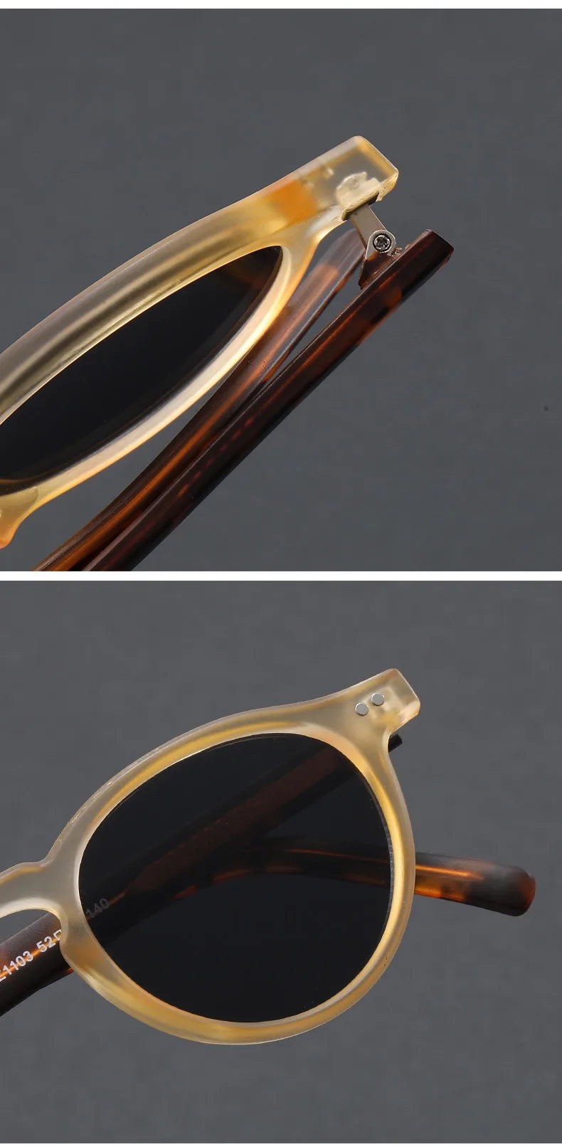 Velmont Orion | Gafas de Sol Polarizadas Unisex | Montura TR90 con Acabado en Acetato | Protección UV para Hombre y Mujer con Estilo Europeo