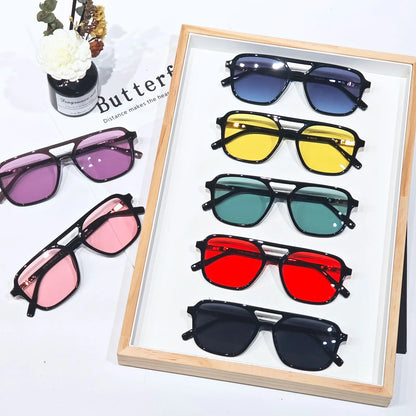 Gafas de Sol ÉLVARO™ Cuadradas para Mujer y Hombre | Diseño Retro Vintage | Estilo Elegante y Moderno | Protección UV400