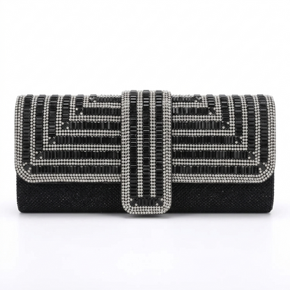 Bolso Luméa | Acabado con Cristales Brillantes y Cadena Elegante