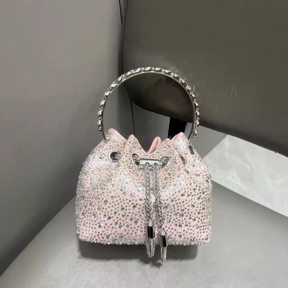 Bolso Élysia | Acabado con Cristales de Estrás y Brillo Sofisticado