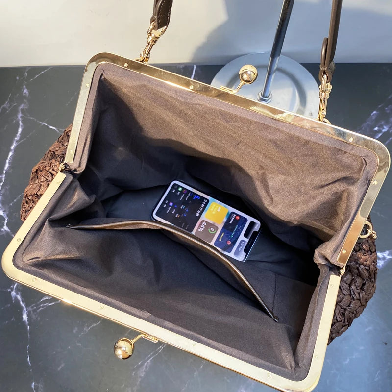 Bolso Aurisse | Gran Capacidad con Cierre Kiss Lock Clásico