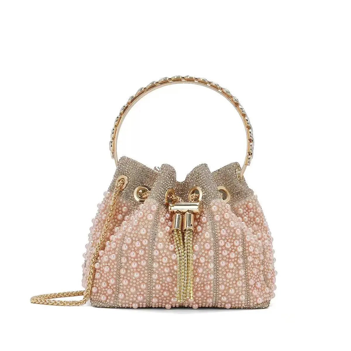 Bolso Élysia | Acabado con Cristales de Estrás y Brillo Sofisticado