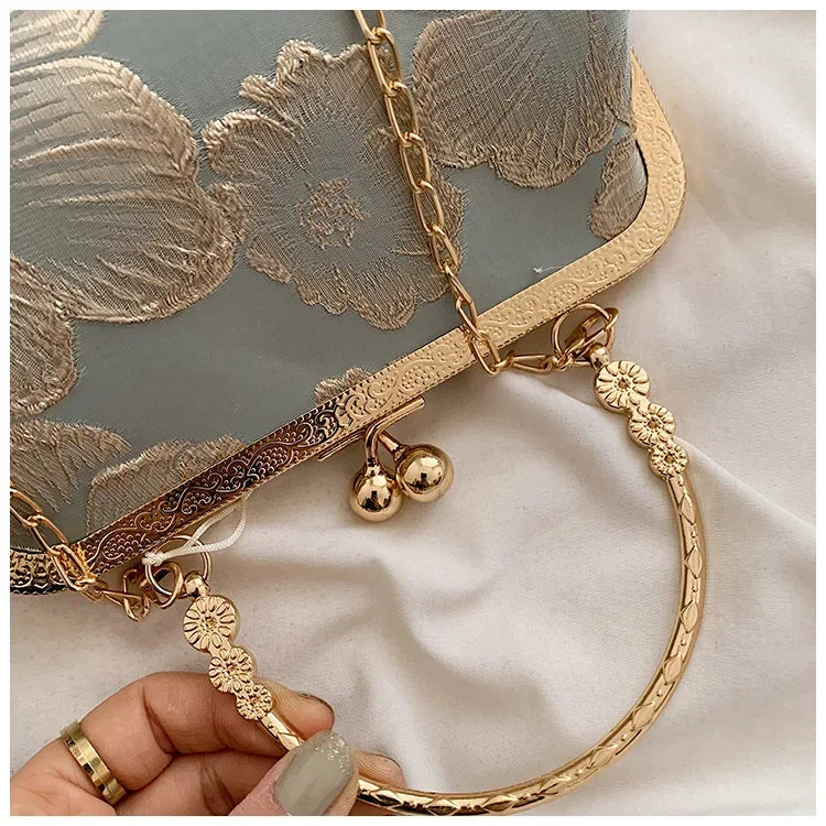 Bolso Seraphine | Acabado Glitter de Lujo con Cadena Elegante