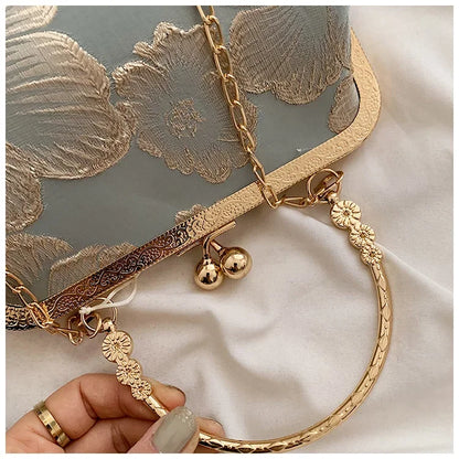Bolso Seraphine | Acabado Glitter de Lujo con Cadena Elegante