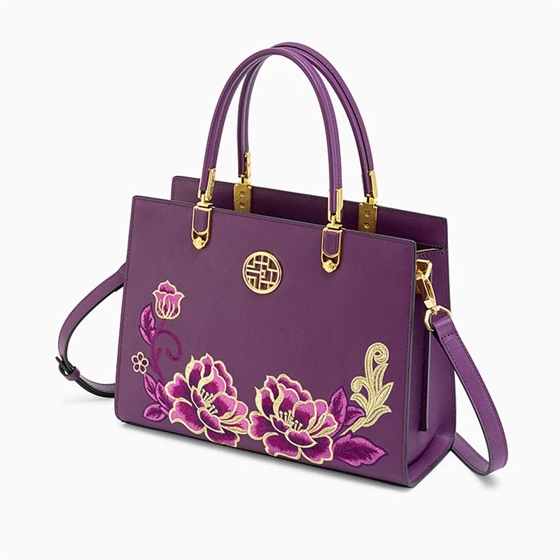 Bolso Jade Imperial | Bordado Tradicional Chino con Estilo Vintage y Elegancia Atemporal