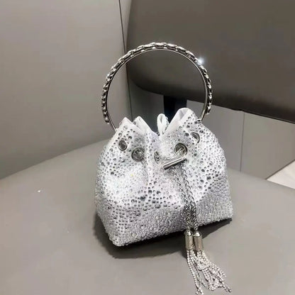 Bolso Élysia | Acabado con Cristales de Estrás y Brillo Sofisticado
