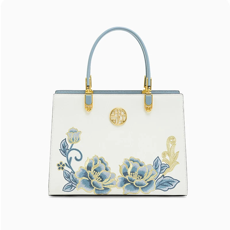 Bolso Jade Imperial | Bordado Tradicional Chino con Estilo Vintage y Elegancia Atemporal