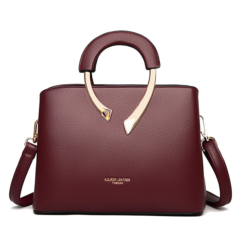 Bolso Marivelle | Cuero Sintético Textura Lichi con Cierre de Cremallera