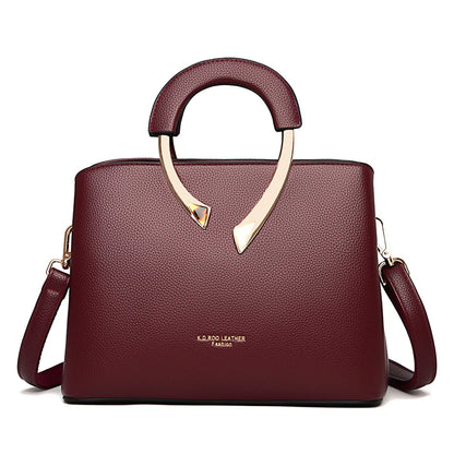 Bolso Marivelle | Cuero Sintético Textura Lichi con Cierre de Cremallera