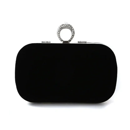 Bolso Esmeralda | Clutch de fiesta con detalles brillantes y cadena elegante para ocasiones .especiales