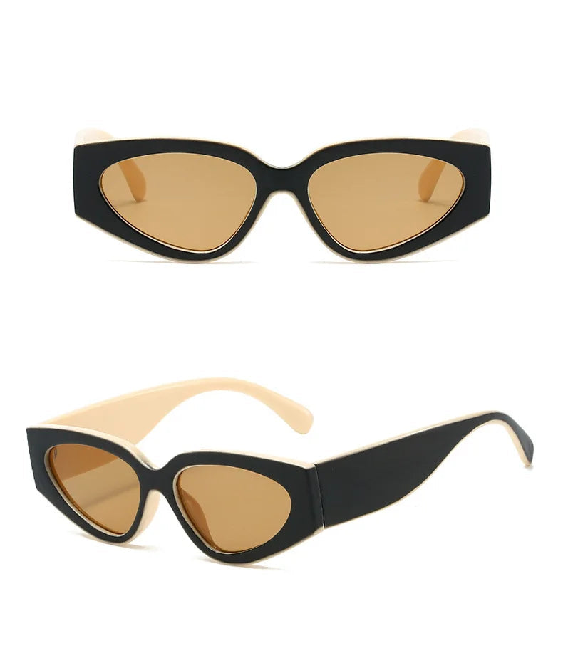 Ravelle Éclipse | Gafas de Sol Cat Eye Vintage Unisex | Diseño Ovalado para Hombre y Mujer | Estilo Retro Elegante para Uso Diario