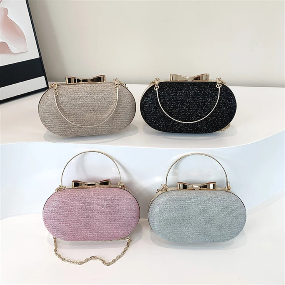 Bolso Aureline | Acabado Glitter con Asa Superior Elegante