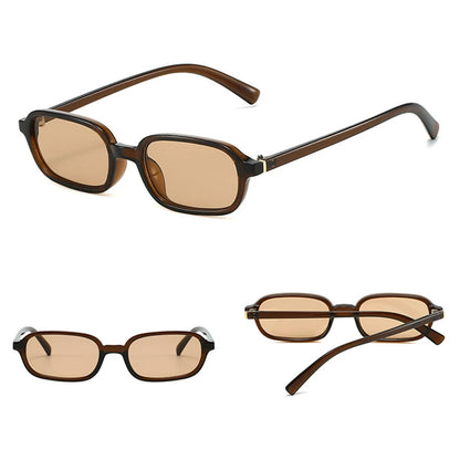 Avenor Edge | Gafas de Sol Rectangulares Vintage Unisex | Protección UV400 para Hombre y Mujer | Diseño Retro de Montura Pequeña y Estilo 2026