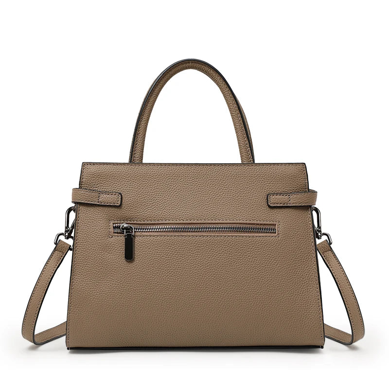 Bolso Noréline | Cuero Genuino de Primera Capa con Diseño Tote Profesional