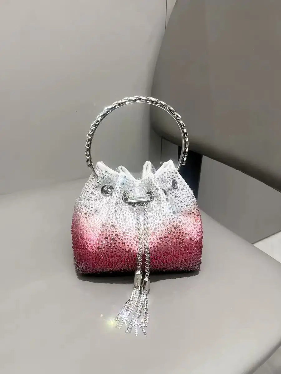Bolso Élysia | Acabado con Cristales de Estrás y Brillo Sofisticado