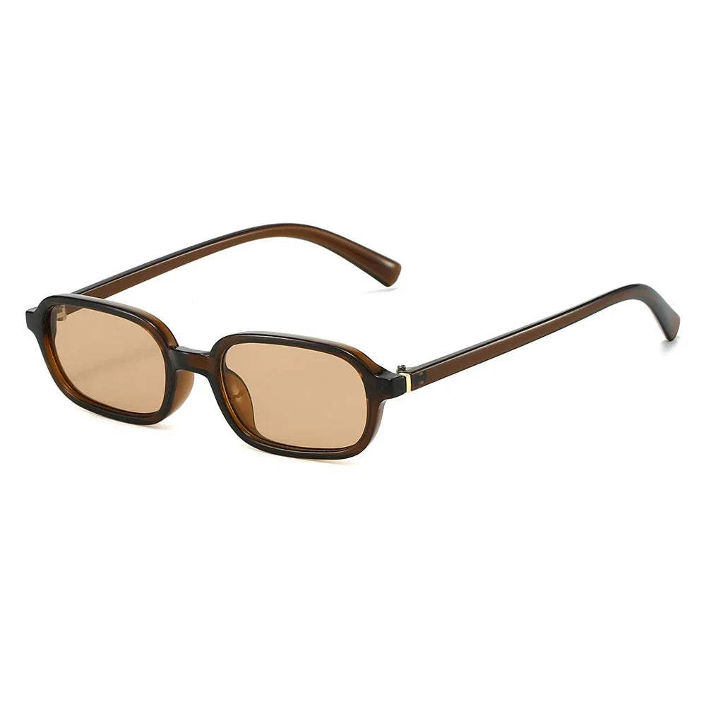 Avenor Edge | Gafas de Sol Rectangulares Vintage Unisex | Protección UV400 para Hombre y Mujer | Diseño Retro de Montura Pequeña y Estilo 2026
