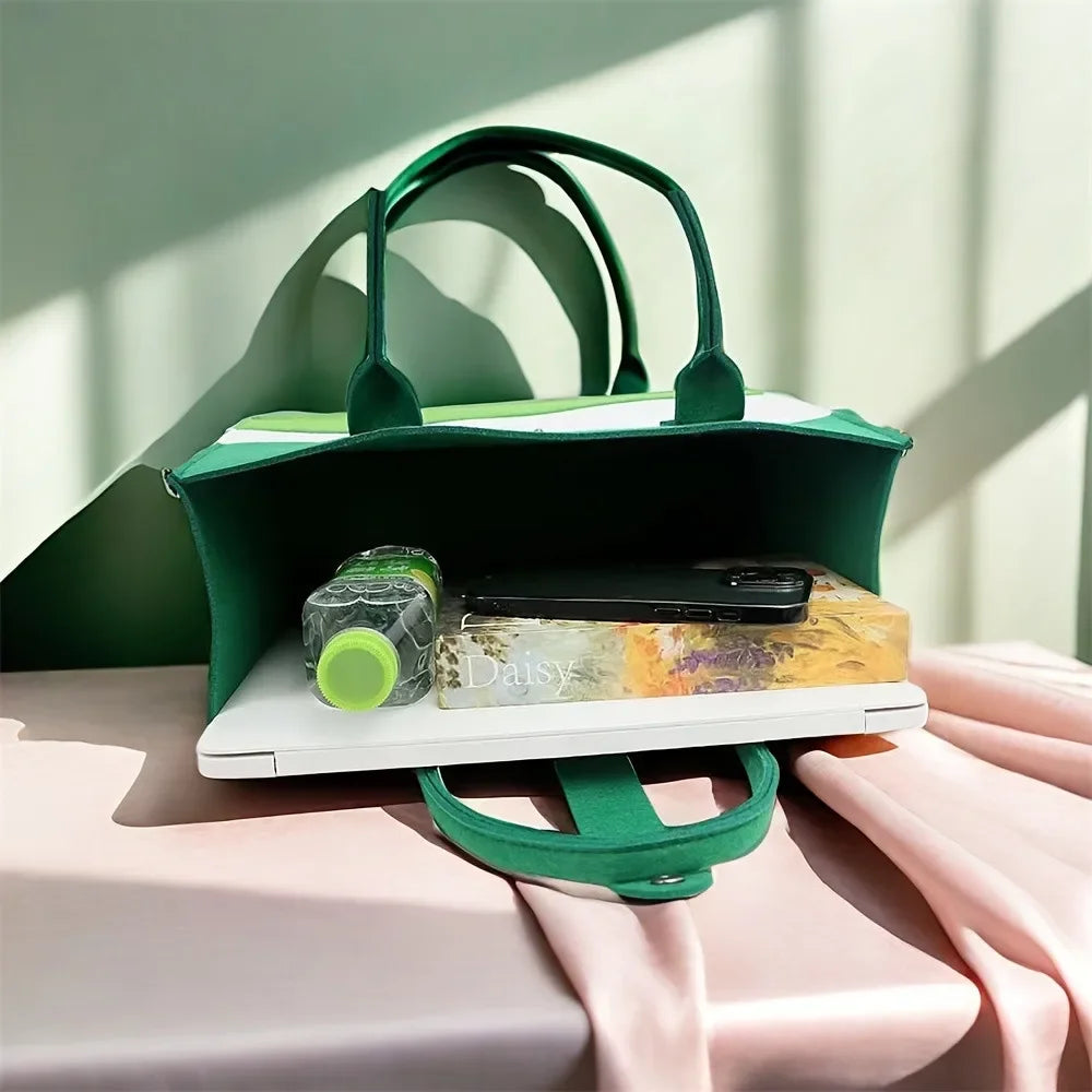 Bolso Siena Rayas | Tote de Lona a Rayas con Diseño Multifuncional y Gran Capacidad