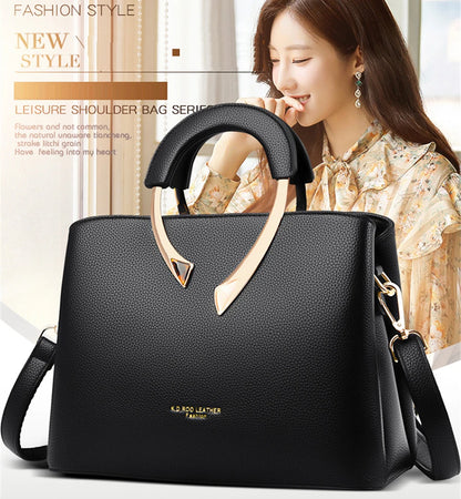 Bolso Marivelle | Cuero Sintético Textura Lichi con Cierre de Cremallera