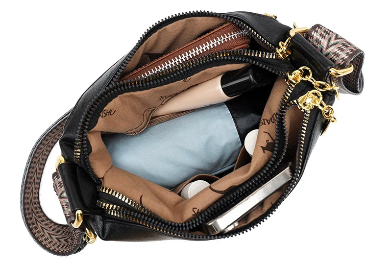 Bolso Valentina | Confeccionado en cuero 100% vacuno con diseño elegante y multifuncional.