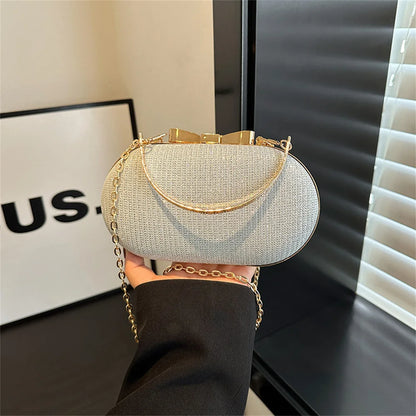 Bolso Aureline | Acabado Glitter con Asa Superior Elegante