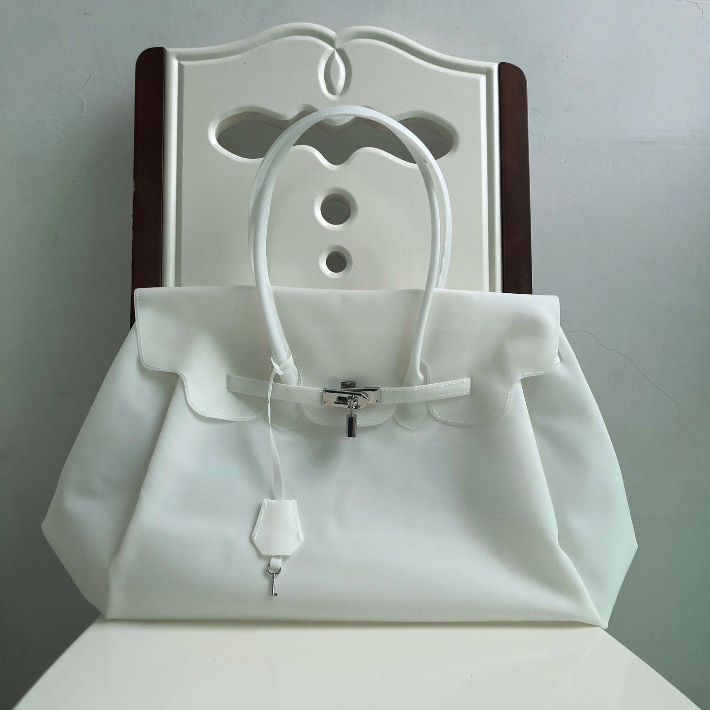 Bolso Crystalia | PVC Transparente en Color Caramelo con Diseño Veraniego