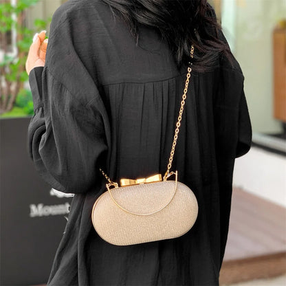 Bolso Aureline | Acabado Glitter con Asa Superior Elegante