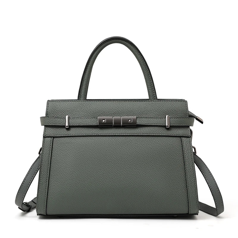 Bolso Noréline | Cuero Genuino de Primera Capa con Diseño Tote Profesional