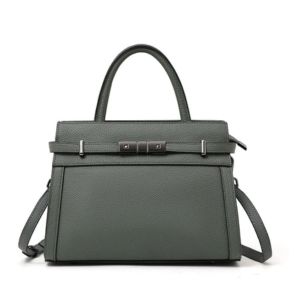 Bolso Noréline | Cuero Genuino de Primera Capa con Diseño Tote Profesional