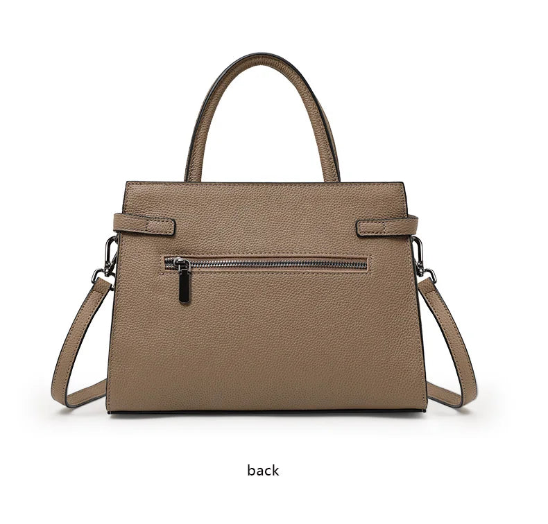 Bolso Noréline | Cuero Genuino de Primera Capa con Diseño Tote Profesional