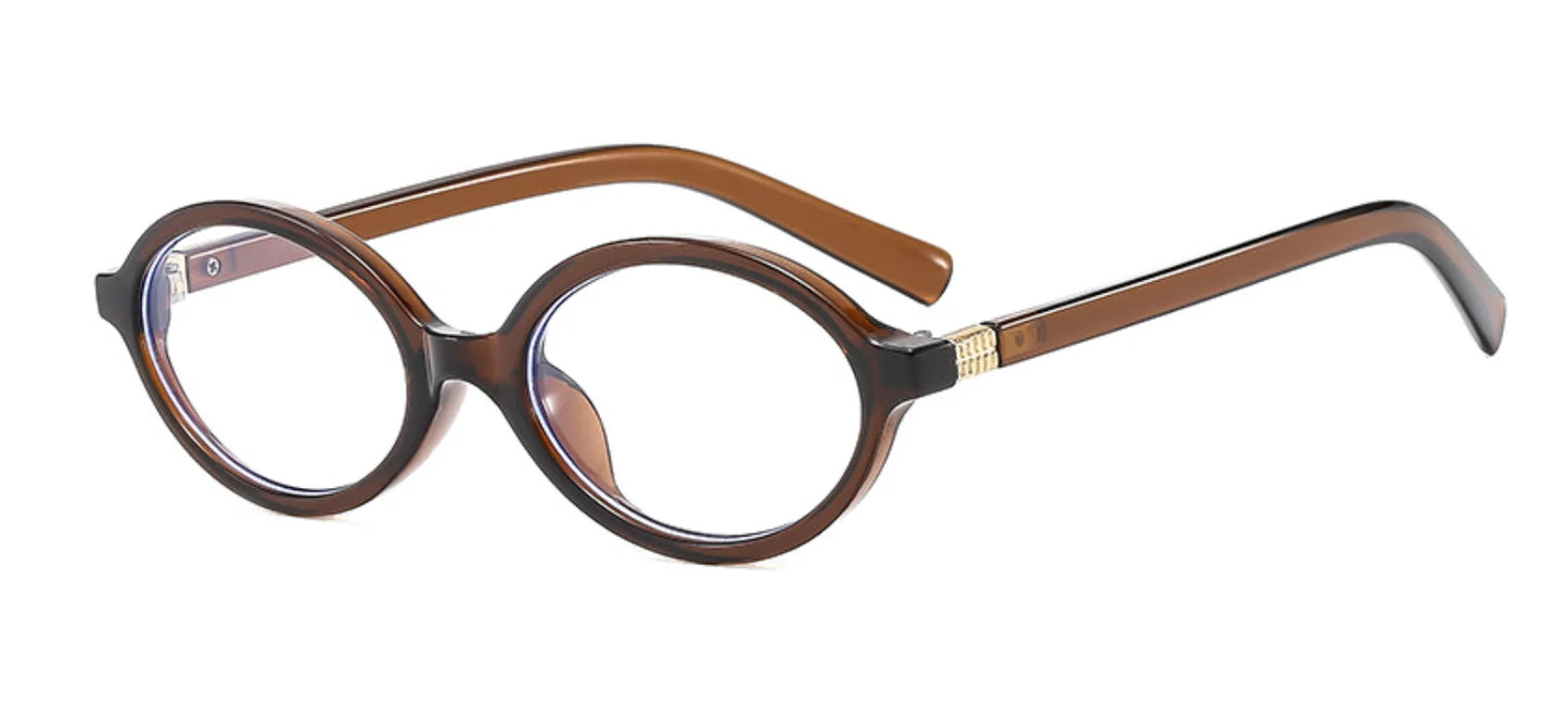 Valenne Noir | Gafas de Sol Ovaladas Pequeñas Vintage Unisex | Protección UV400 para Hombre y Mujer | Diseño Fashion de Lujo con Estilo 2025
