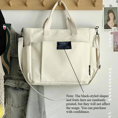 Bolso Nórdica Canvas | Tote de Lona de Gran Capacidad con Diseño Minimalista