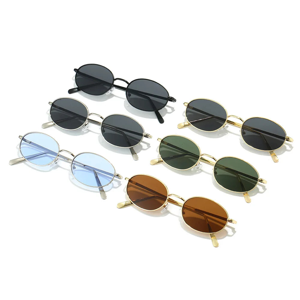 Gafas de Sol SAVELLE™ Ovaladas para Mujer | Diseño Retro con Estampado Leopardo | Estilo Vintage Chic | Protección UV400