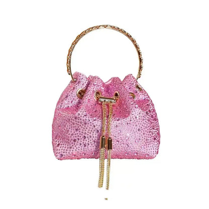 Bolso Élysia | Acabado con Cristales de Estrás y Brillo Sofisticado