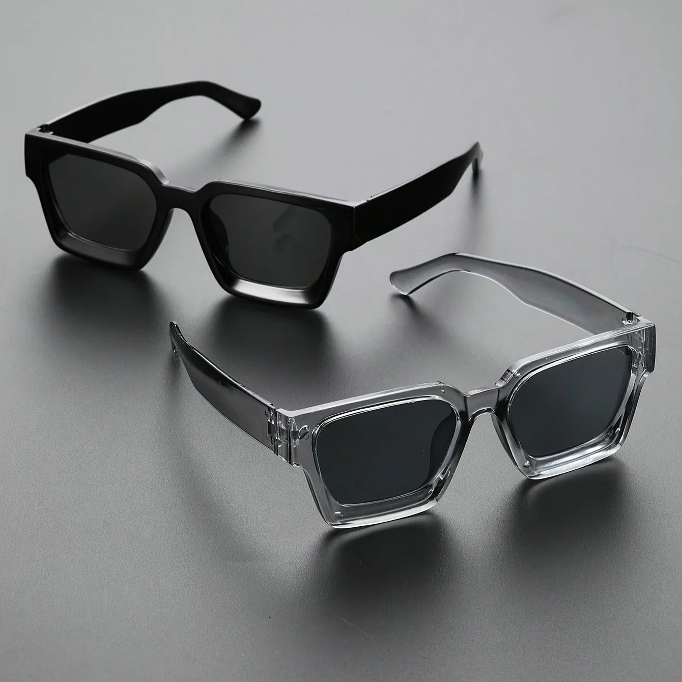 Gafas de Sol ARVION™ Cuadradas para Mujer y Hombre | Diseño Clásico de Montura Plástica | Estilo Casual | Protección UV400