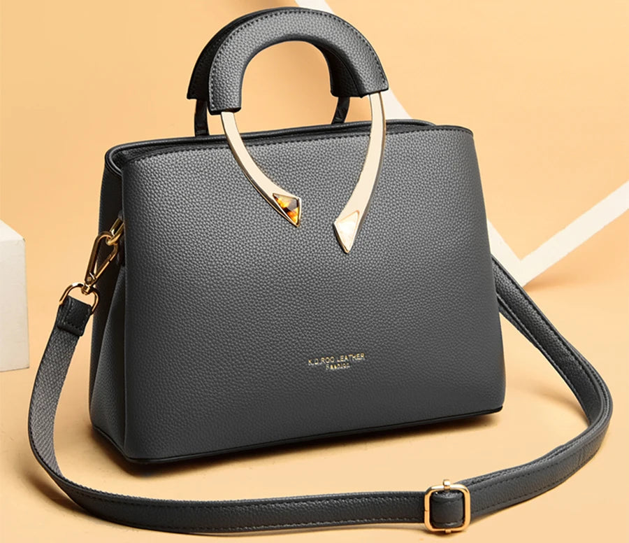 Bolso Marivelle | Cuero Sintético Textura Lichi con Cierre de Cremallera