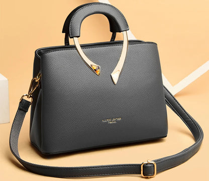 Bolso Marivelle | Cuero Sintético Textura Lichi con Cierre de Cremallera