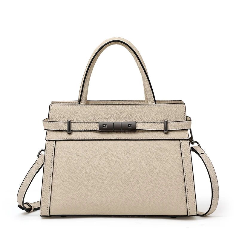 Bolso Noréline | Cuero Genuino de Primera Capa con Diseño Tote Profesional