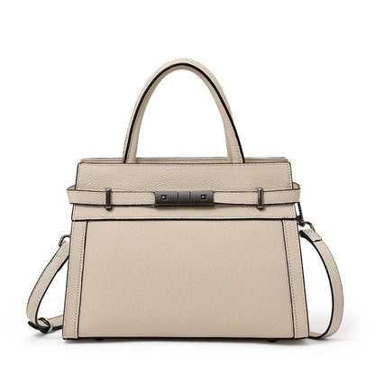 Bolso Noréline | Cuero Genuino de Primera Capa con Diseño Tote Profesional