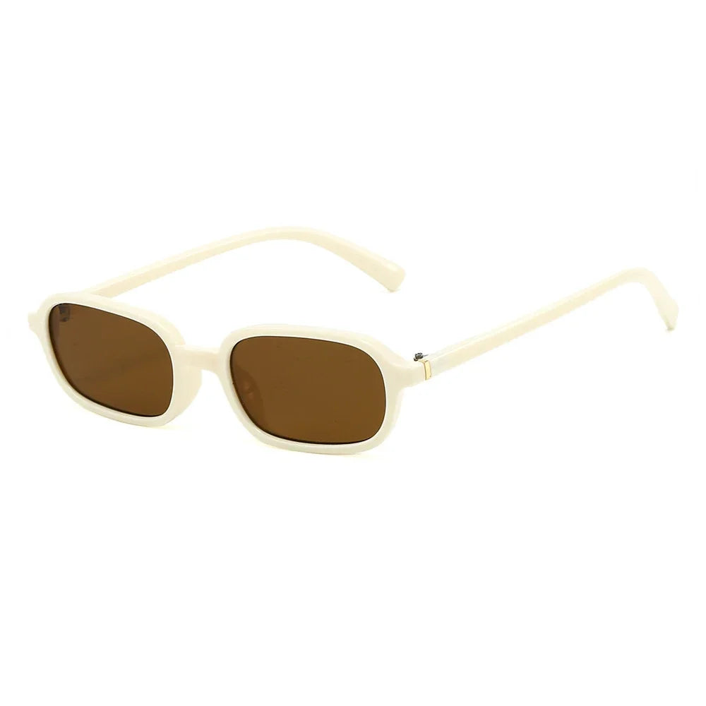 Avenor Edge | Gafas de Sol Rectangulares Vintage Unisex | Protección UV400 para Hombre y Mujer | Diseño Retro de Montura Pequeña y Estilo 2026