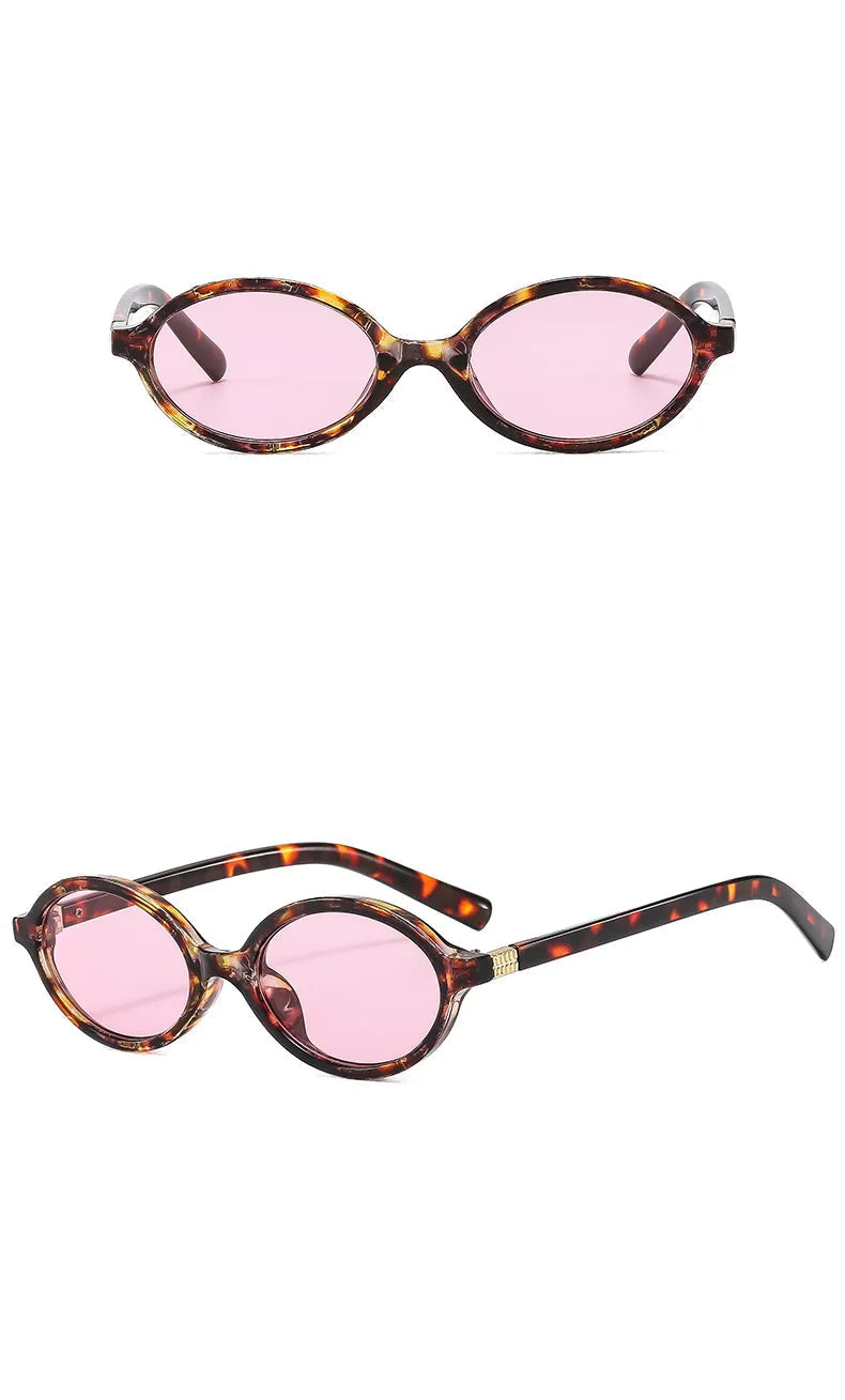 Valenne Noir | Gafas de Sol Ovaladas Pequeñas Vintage Unisex | Protección UV400 para Hombre y Mujer | Diseño Fashion de Lujo con Estilo 2025