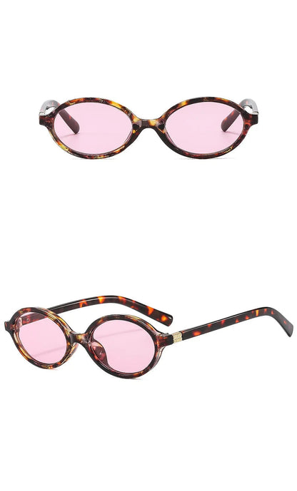 Valenne Noir | Gafas de Sol Ovaladas Pequeñas Vintage Unisex | Protección UV400 para Hombre y Mujer | Diseño Fashion de Lujo con Estilo 2025