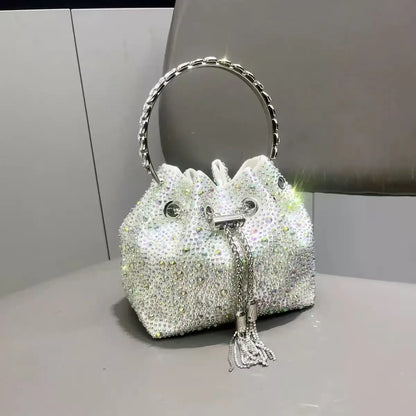 Bolso Élysia | Acabado con Cristales de Estrás y Brillo Sofisticado