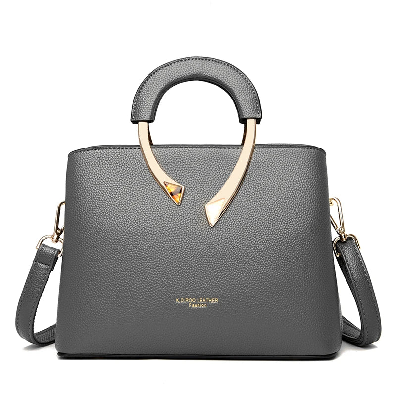 Bolso Marivelle | Cuero Sintético Textura Lichi con Cierre de Cremallera