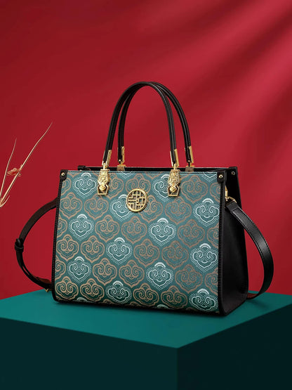 Bolso Jade Imperial | Bordado Tradicional Chino con Estilo Vintage y Elegancia Atemporal