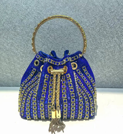 Bolso Élysia | Acabado con Cristales de Estrás y Brillo Sofisticado