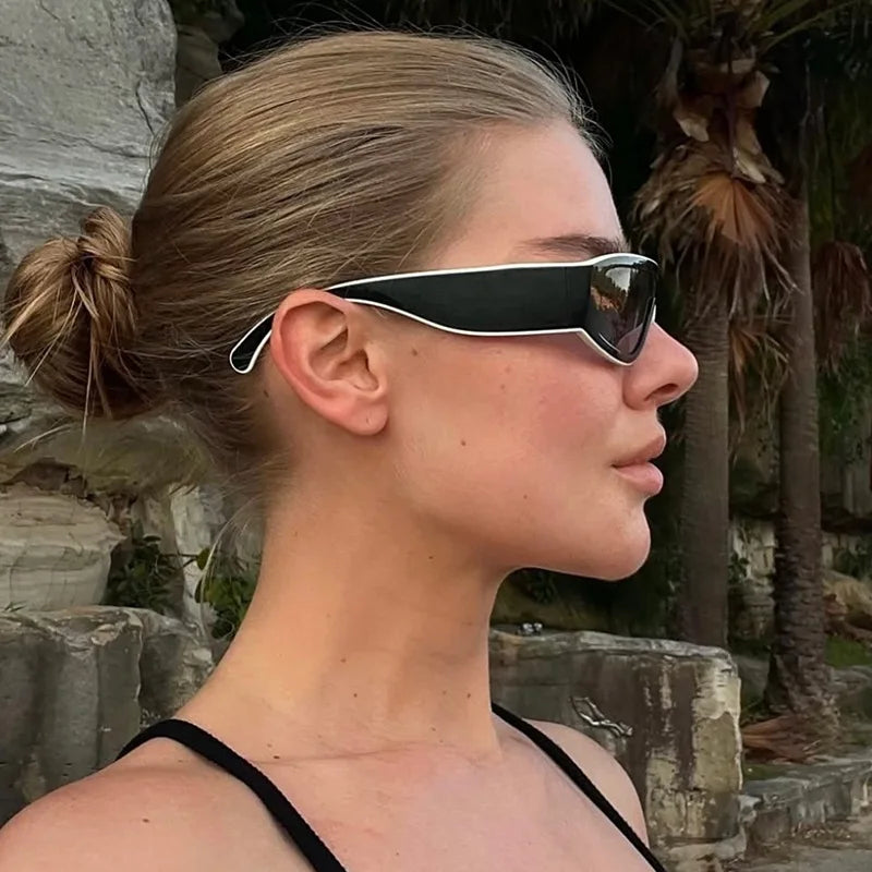 Ravelle Éclipse | Gafas de Sol Cat Eye Vintage Unisex | Diseño Ovalado para Hombre y Mujer | Estilo Retro Elegante para Uso Diario