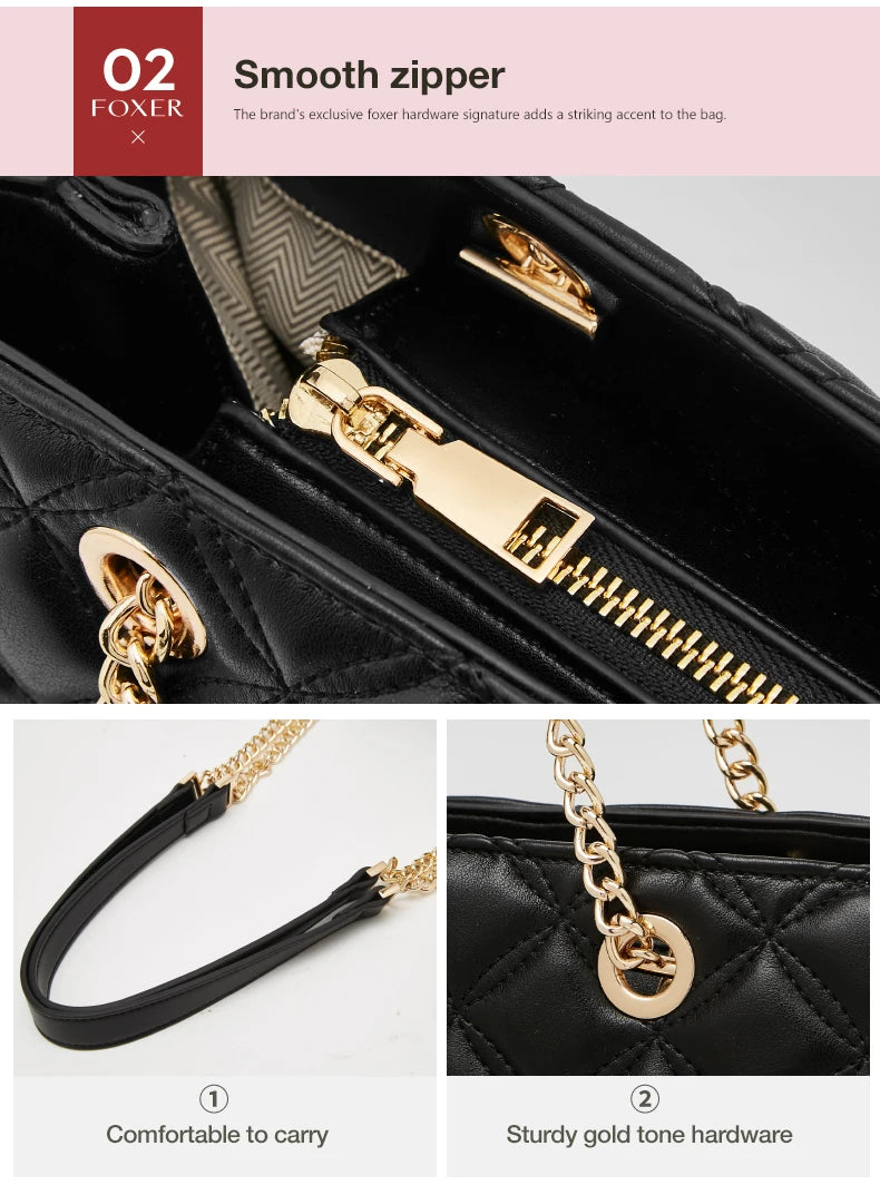 Bolso Valeria | Diseño acolchado clásico con estilo vintage para llevar al hombro.
