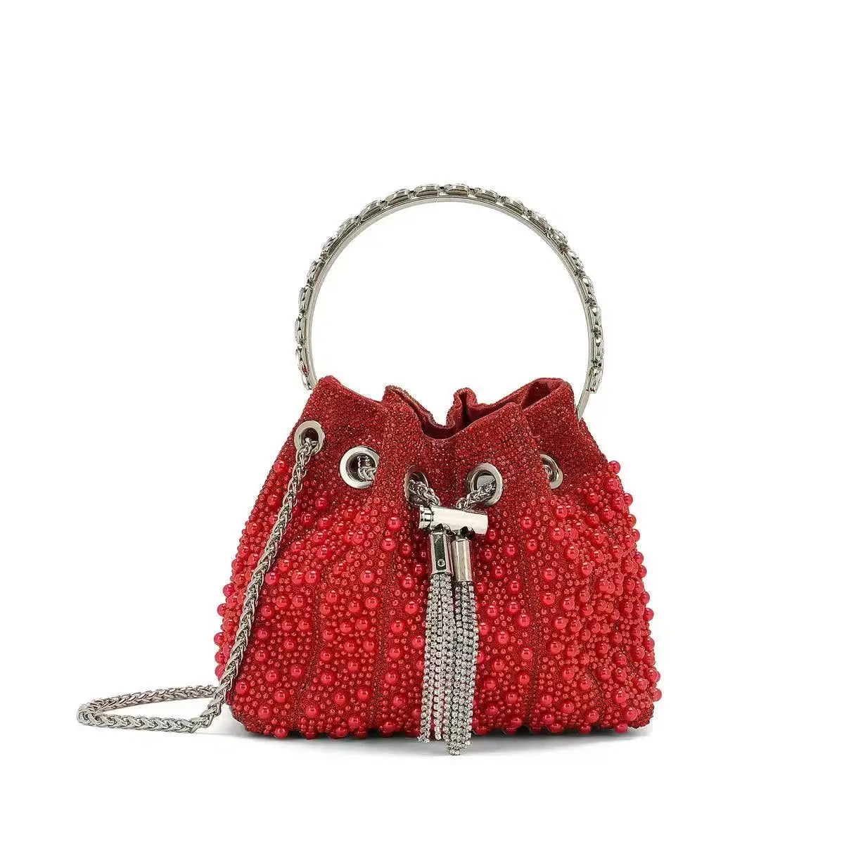 Bolso Élysia | Acabado con Cristales de Estrás y Brillo Sofisticado