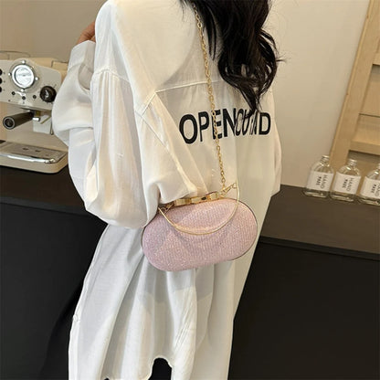 Bolso Aureline | Acabado Glitter con Asa Superior Elegante